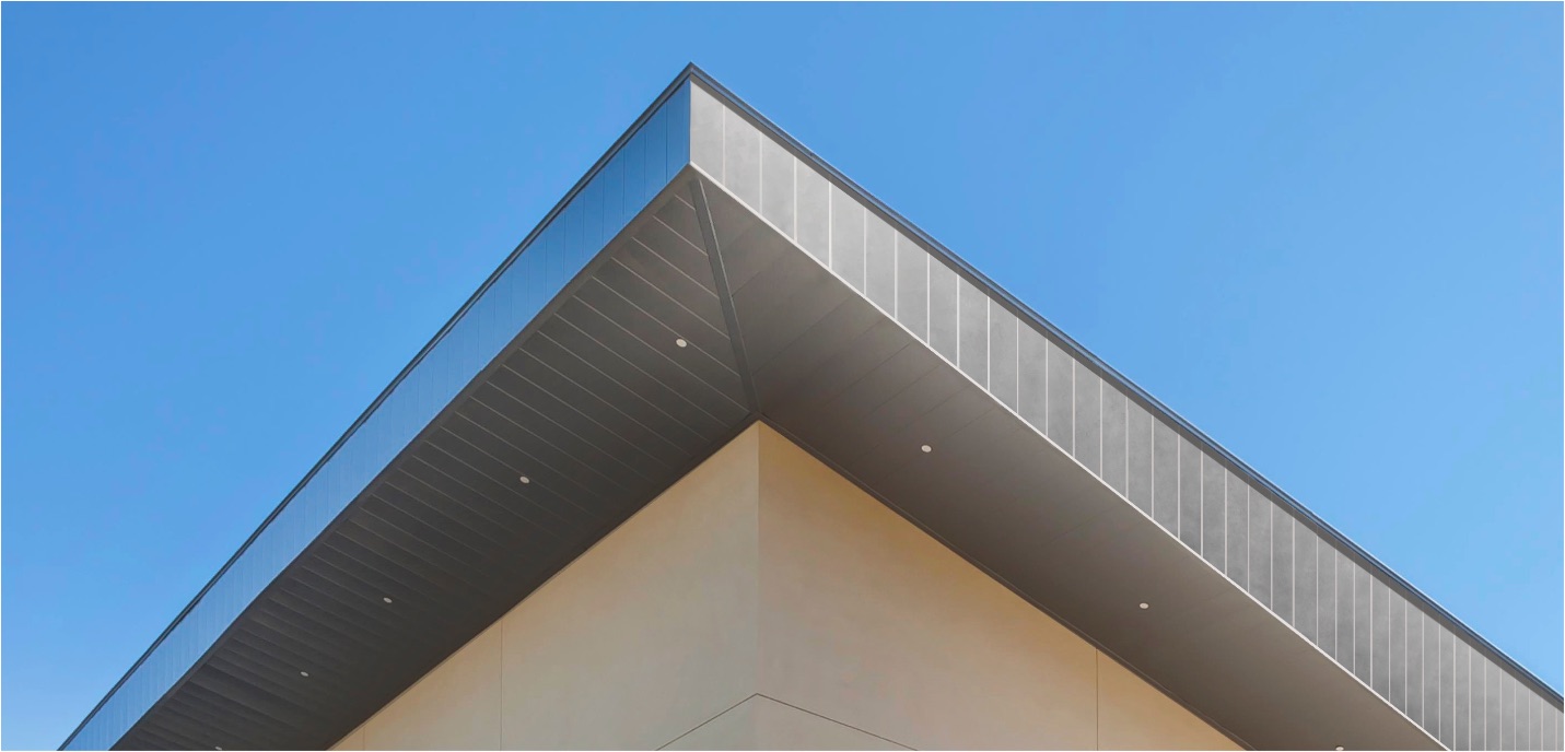 Why WWA modern architecture roof corner